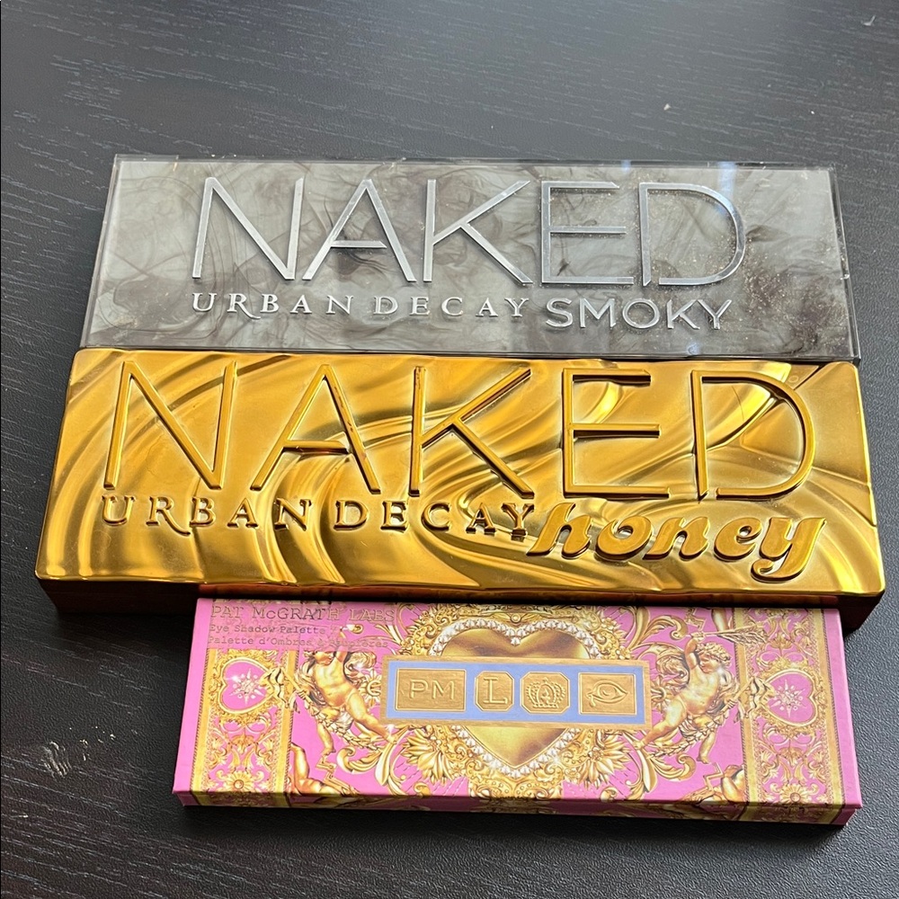 Urban Decay Naked and Pat McGrath Eyeshadow Palettes - Smoky, Honey, Celestial